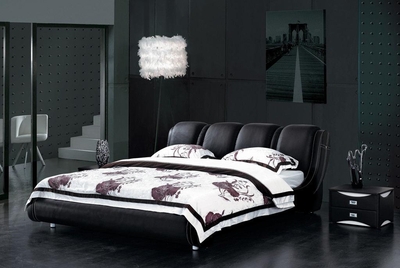 进口牛皮黑色至尊