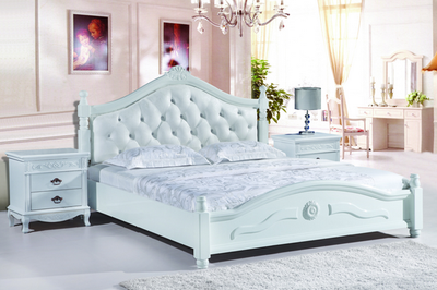 清新自然小资情调款实木床